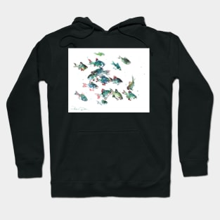 Tiger Barb Aquarium Fish Hoodie